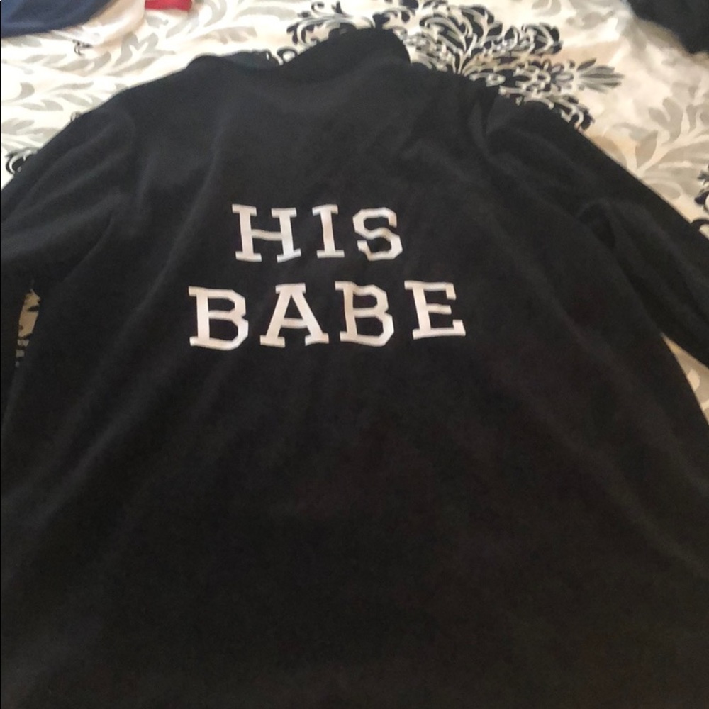 HIS BABE button down
